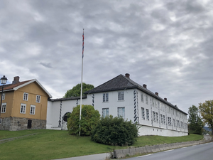 Abb. 15 Fossesholm, Ansicht zur Flussseite