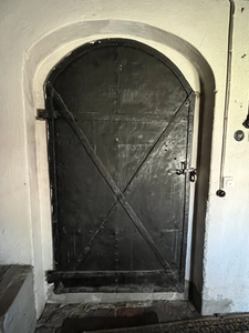 Abb. 73 Nuhjala, Herrenhaus, Obergeschoss, Feuerschutztür 2023